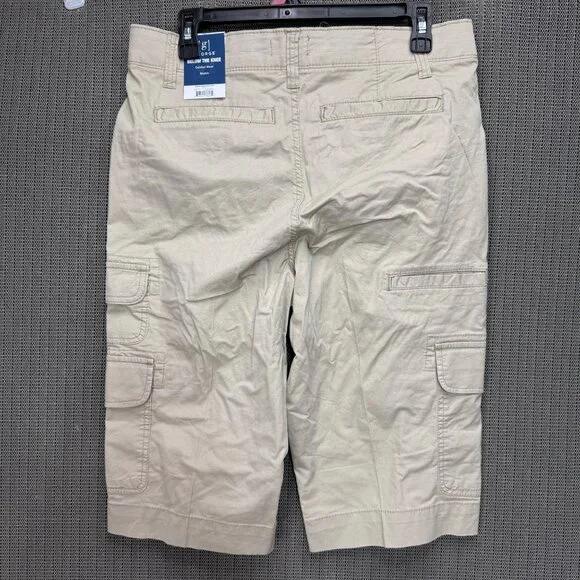 George Mens Size 30 Below The Knee Bowery Cargo Shorts Comfort Waist & Stretch - Picture 2 of 9